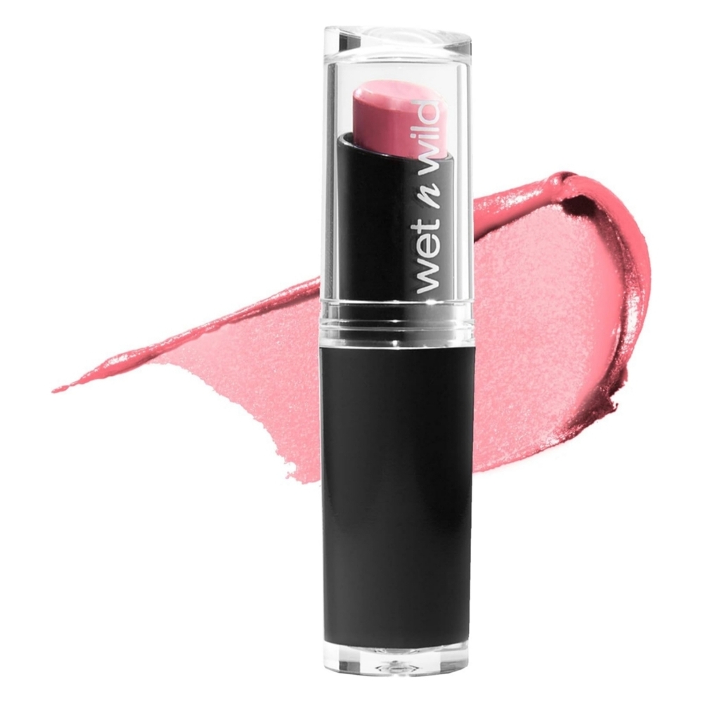 *3/15* NEW Wet n Wild Mega Last Lip Color Think Pink 901B Light Baby Pink Pastel
